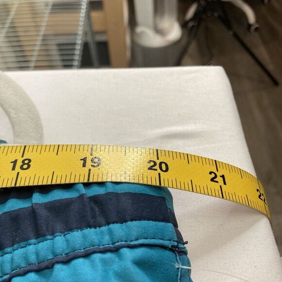 L.L. Bean Men's Blue Board Shorts‎ Size XXL Striped Bathing Suit Trunks Resort - Picture 10 of 15